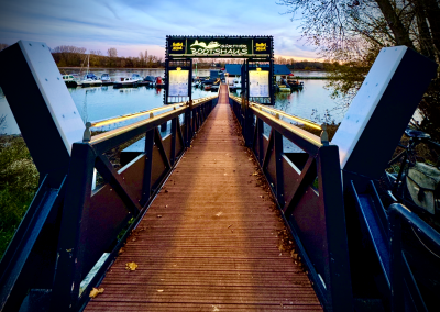 Der neue Steg ist nun barrierefrei